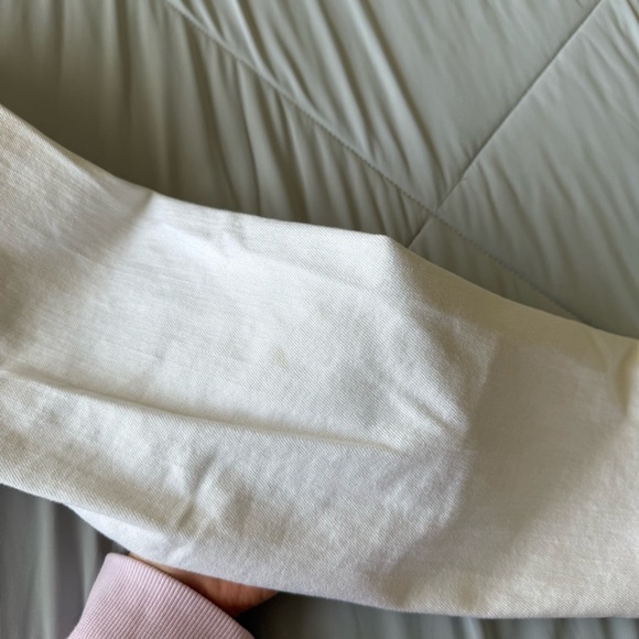 Just USA White Jean Jacket Silver Buttons - Picture 10 of 12